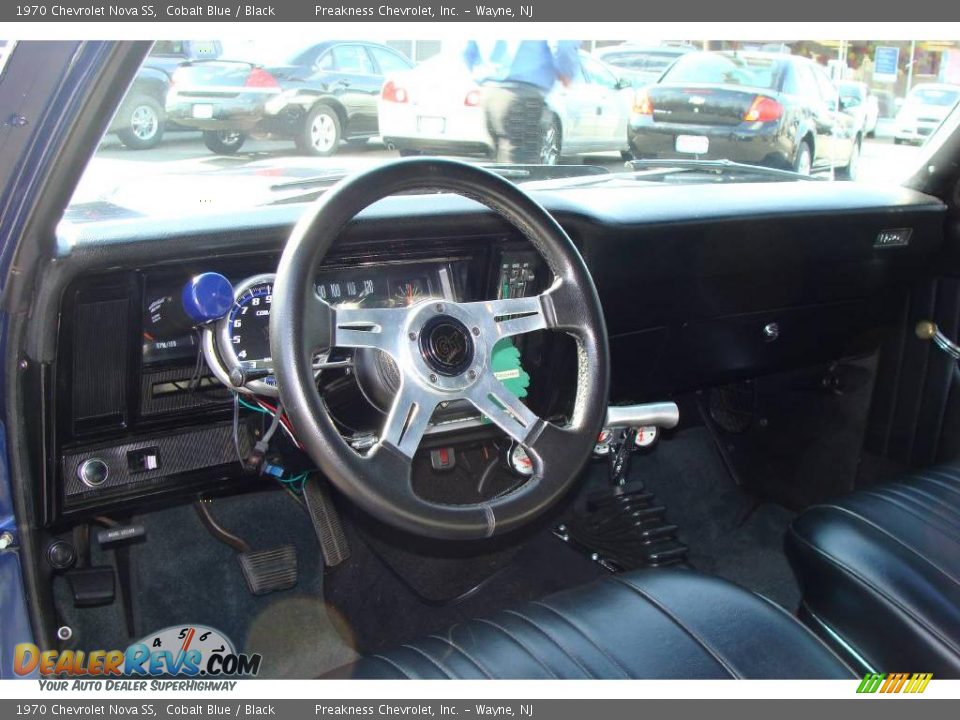 1970 Chevrolet Nova SS Cobalt Blue / Black Photo #22