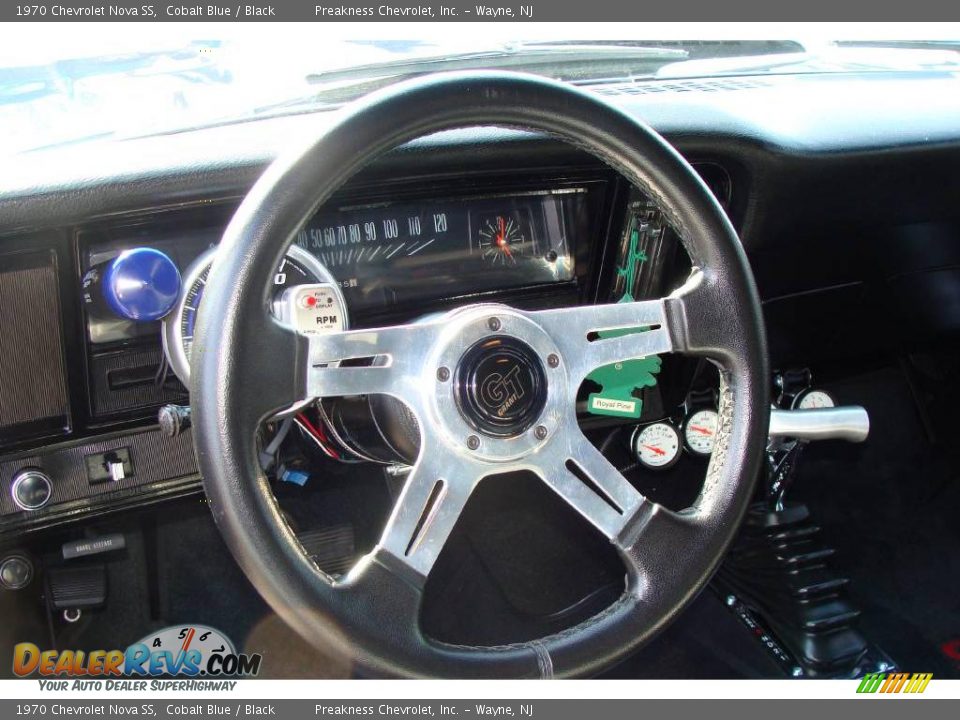 1970 Chevrolet Nova SS Cobalt Blue / Black Photo #23