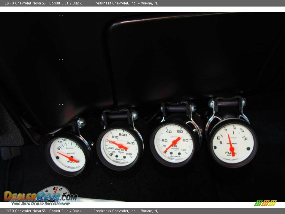 1970 Chevrolet Nova SS Cobalt Blue / Black Photo #24