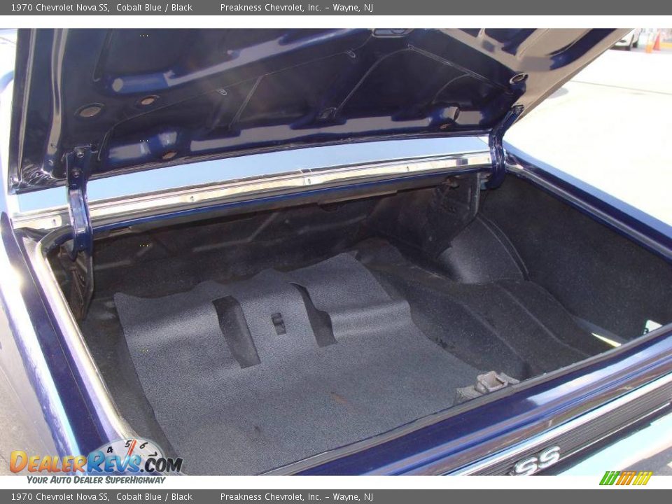 1970 Chevrolet Nova SS Cobalt Blue / Black Photo #30