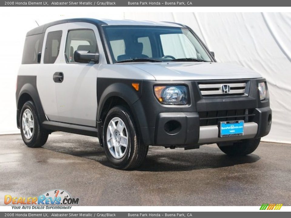 2008 Honda Element LX Alabaster Silver Metallic / Gray/Black Photo #1