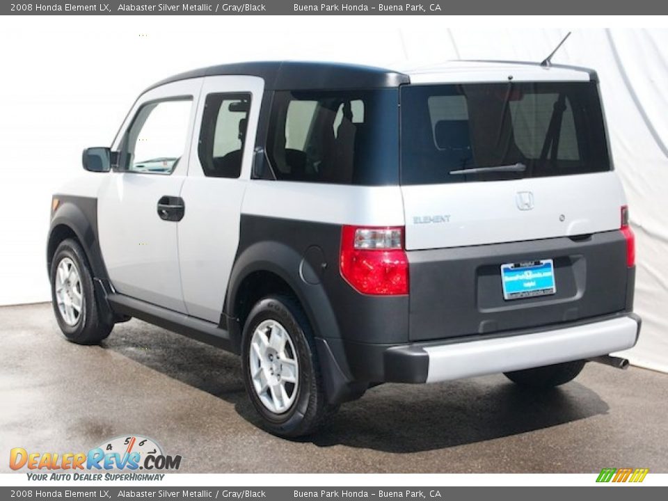 2008 Honda Element LX Alabaster Silver Metallic / Gray/Black Photo #2