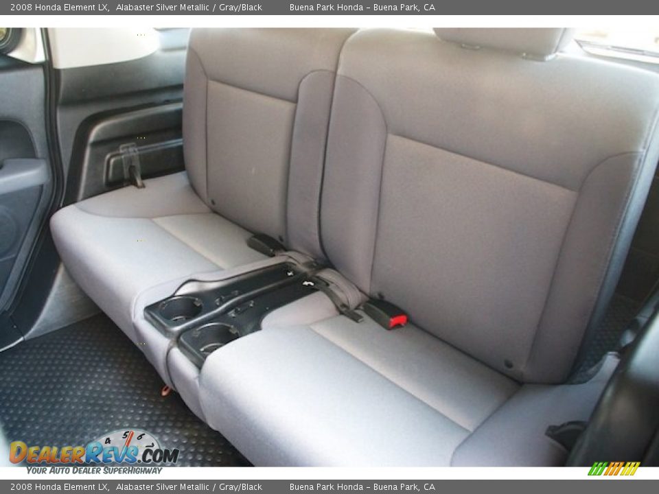 2008 Honda Element LX Alabaster Silver Metallic / Gray/Black Photo #4