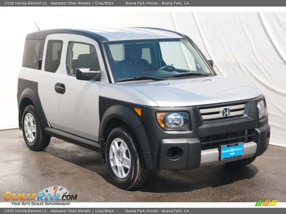 2008 Honda Element LX Alabaster Silver Metallic / Gray/Black Photo #5
