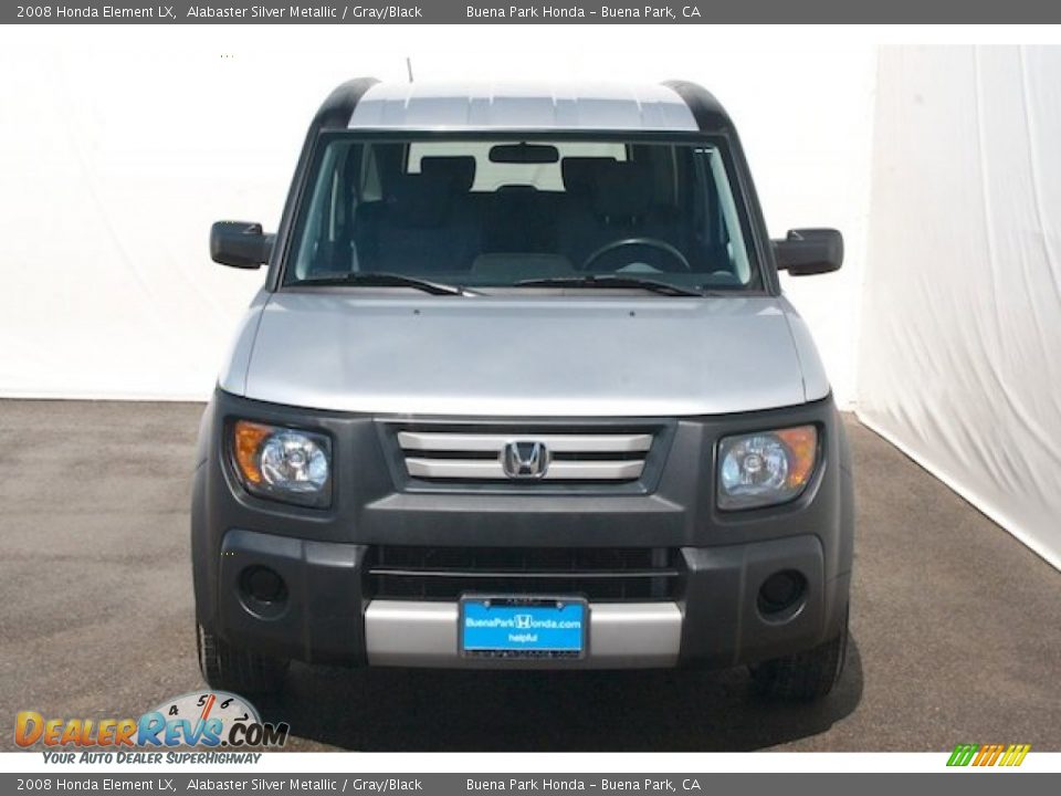 2008 Honda Element LX Alabaster Silver Metallic / Gray/Black Photo #6