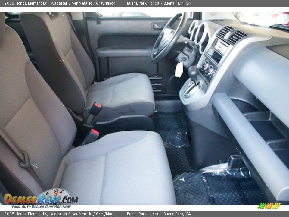 2008 Honda Element LX Alabaster Silver Metallic / Gray/Black Photo #16