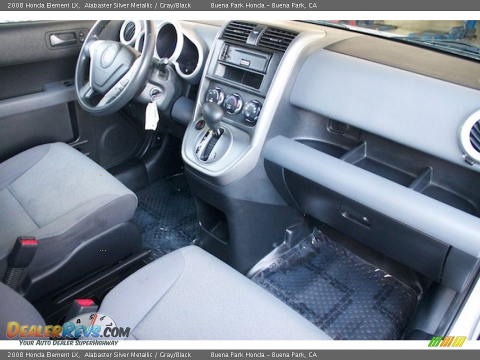 2008 Honda Element LX Alabaster Silver Metallic / Gray/Black Photo #17