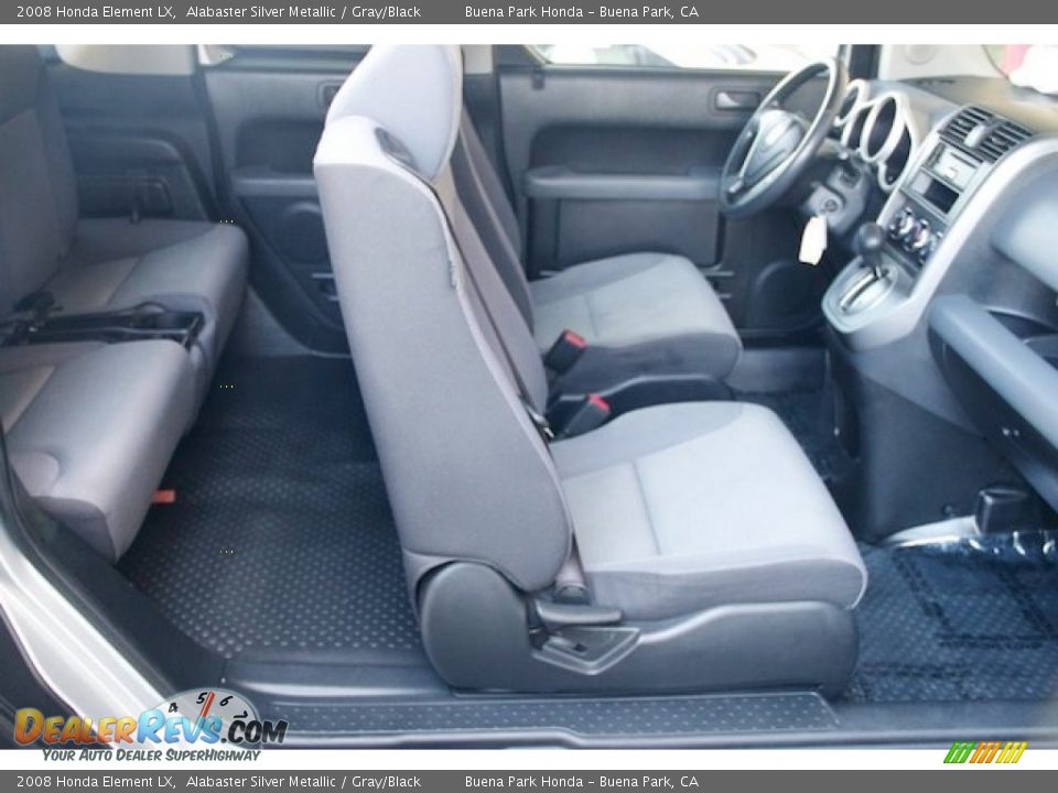 2008 Honda Element LX Alabaster Silver Metallic / Gray/Black Photo #18