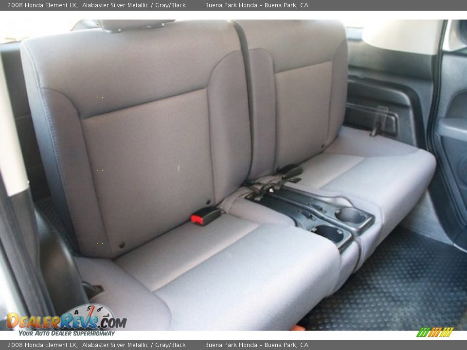 2008 Honda Element LX Alabaster Silver Metallic / Gray/Black Photo #19