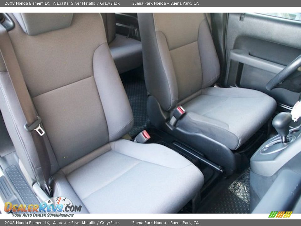 2008 Honda Element LX Alabaster Silver Metallic / Gray/Black Photo #20