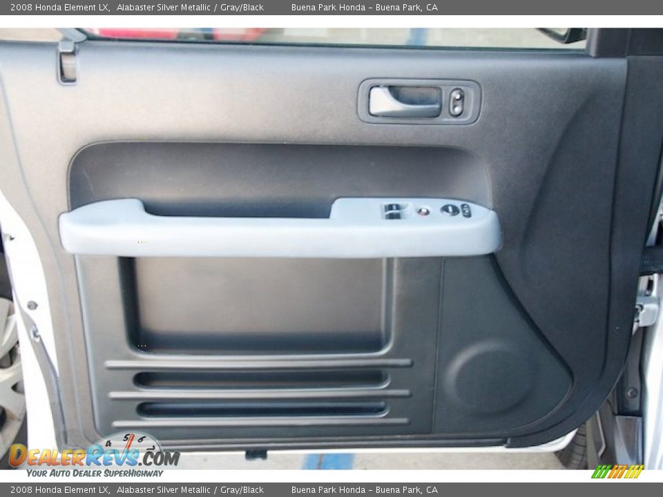2008 Honda Element LX Alabaster Silver Metallic / Gray/Black Photo #22