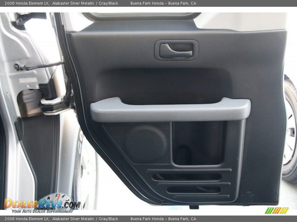 2008 Honda Element LX Alabaster Silver Metallic / Gray/Black Photo #23