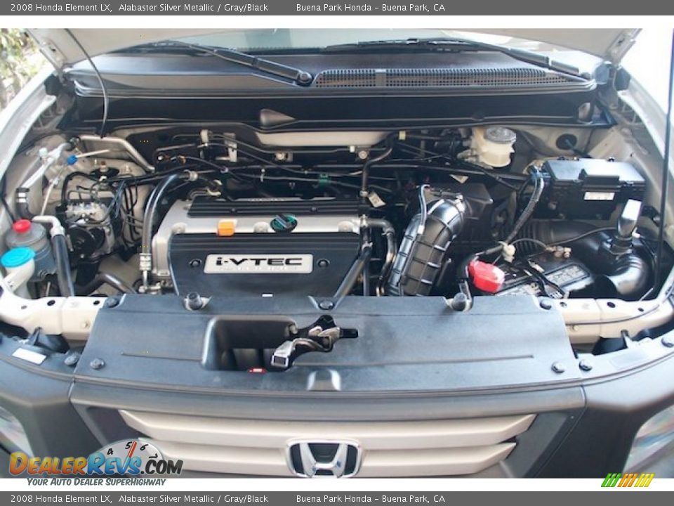 2008 Honda Element LX Alabaster Silver Metallic / Gray/Black Photo #25