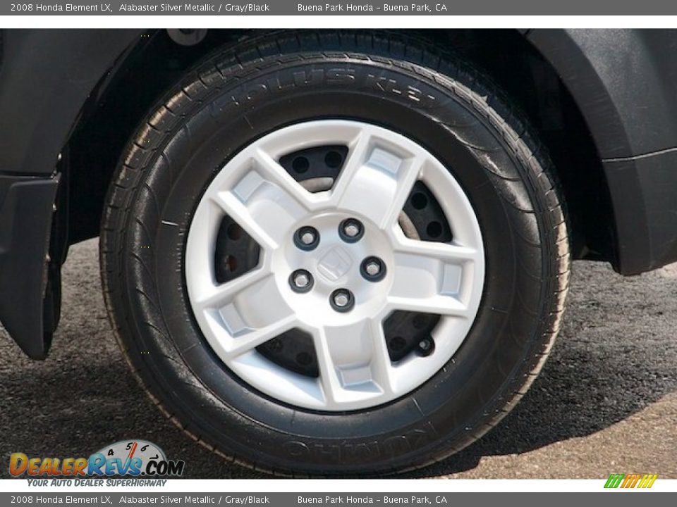 2008 Honda Element LX Alabaster Silver Metallic / Gray/Black Photo #29