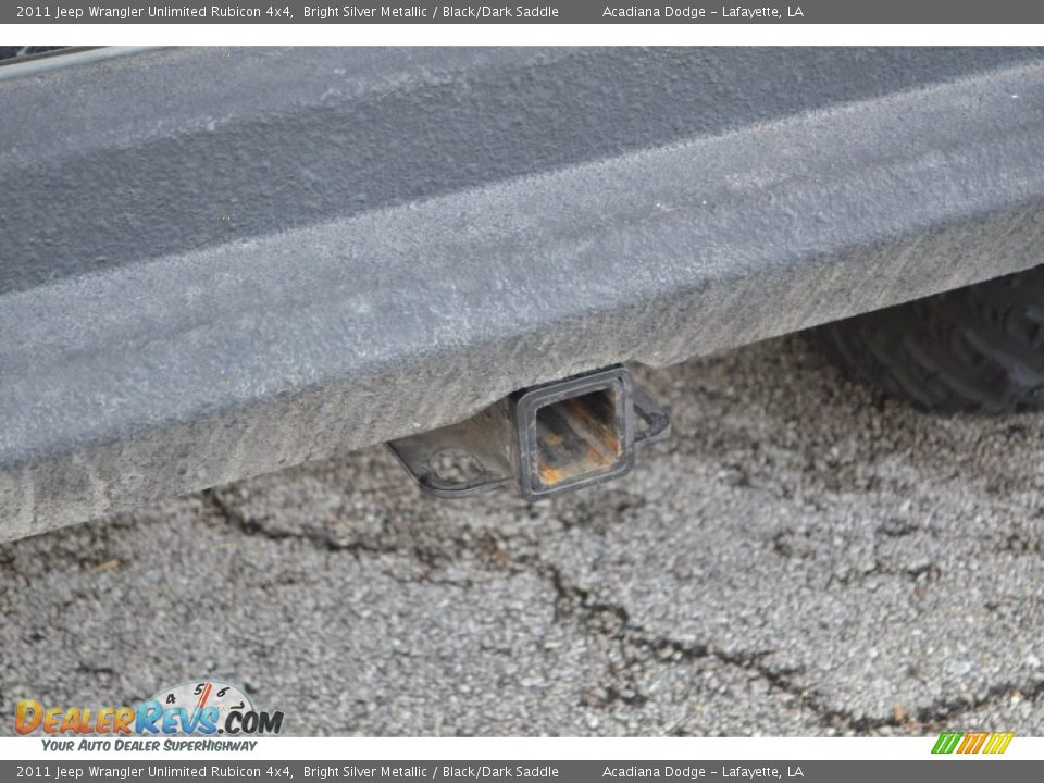 2011 Jeep Wrangler Unlimited Rubicon 4x4 Bright Silver Metallic / Black/Dark Saddle Photo #19