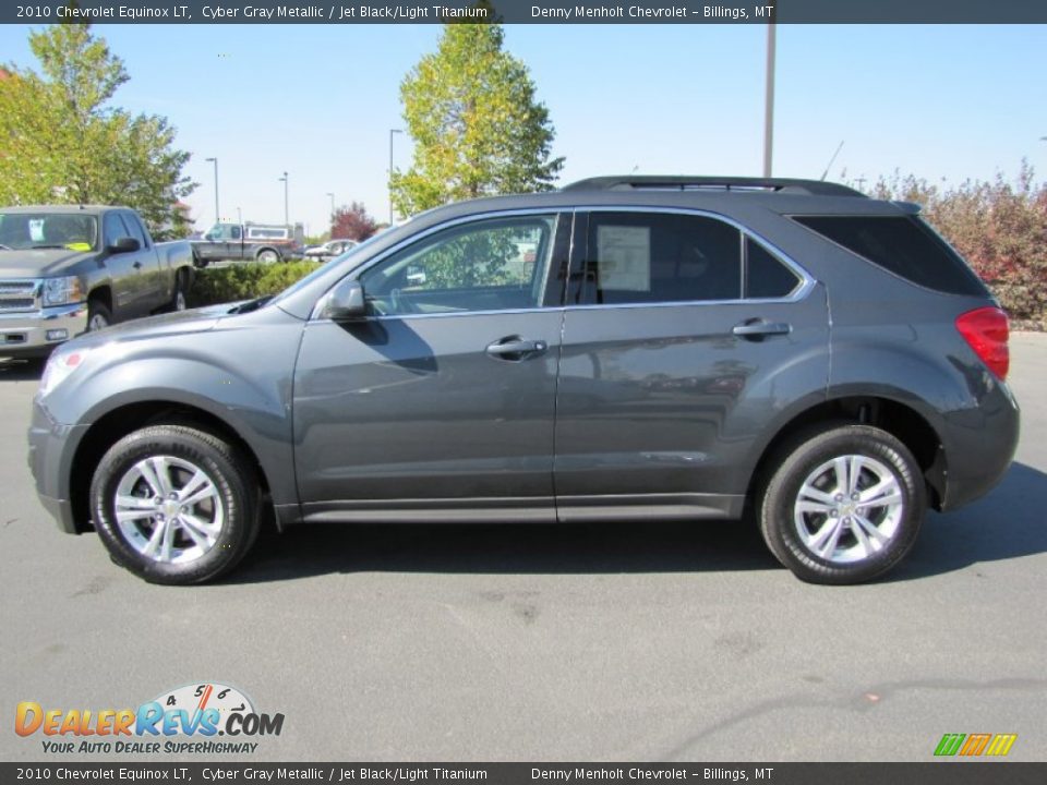 2010 Chevrolet Equinox LT Cyber Gray Metallic / Jet Black/Light Titanium Photo #2