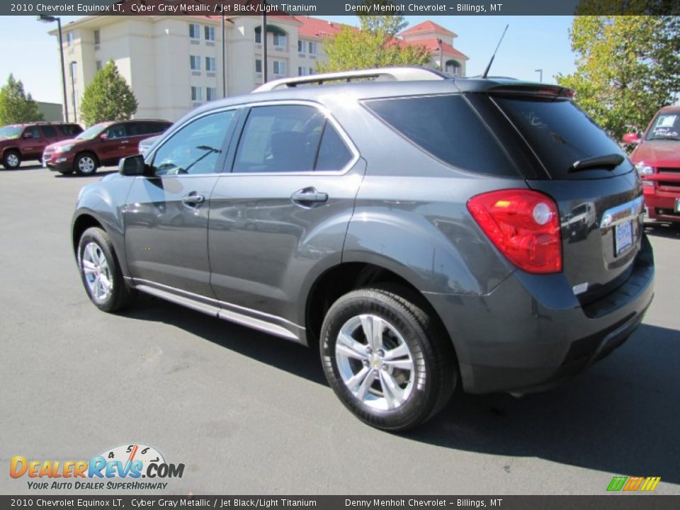 2010 Chevrolet Equinox LT Cyber Gray Metallic / Jet Black/Light Titanium Photo #3