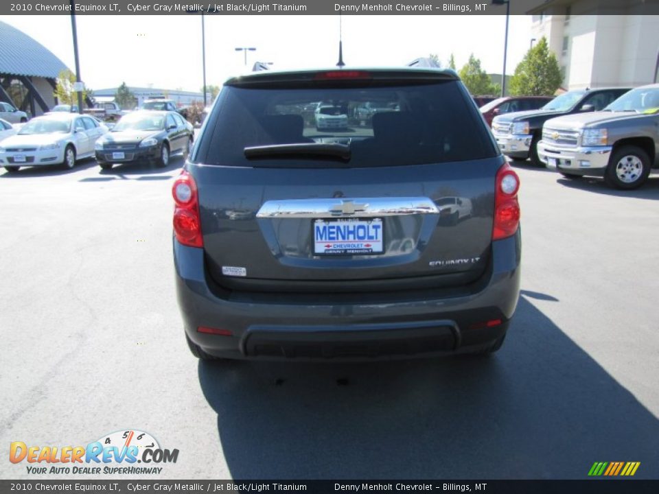 2010 Chevrolet Equinox LT Cyber Gray Metallic / Jet Black/Light Titanium Photo #4