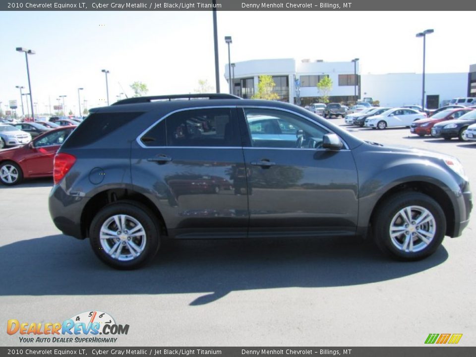 2010 Chevrolet Equinox LT Cyber Gray Metallic / Jet Black/Light Titanium Photo #6