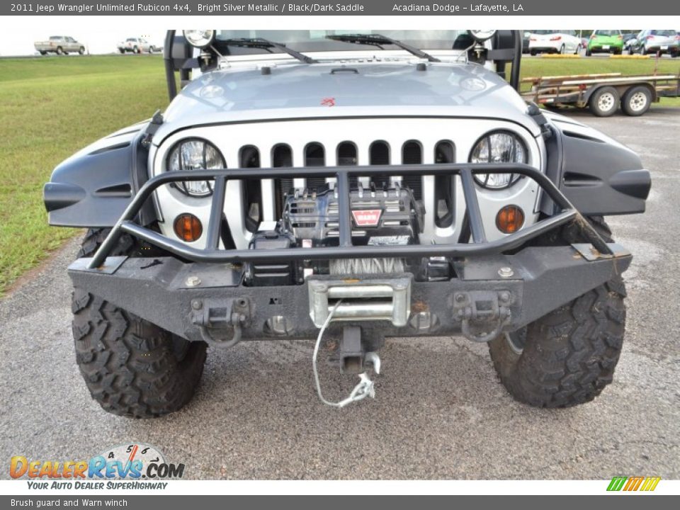 Brush guard and Warn winch - 2011 Jeep Wrangler Unlimited