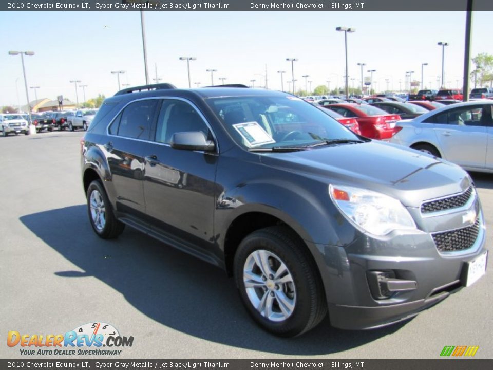 2010 Chevrolet Equinox LT Cyber Gray Metallic / Jet Black/Light Titanium Photo #7