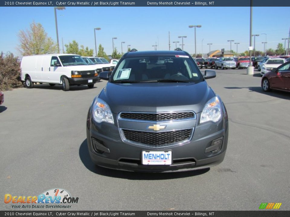 2010 Chevrolet Equinox LT Cyber Gray Metallic / Jet Black/Light Titanium Photo #8