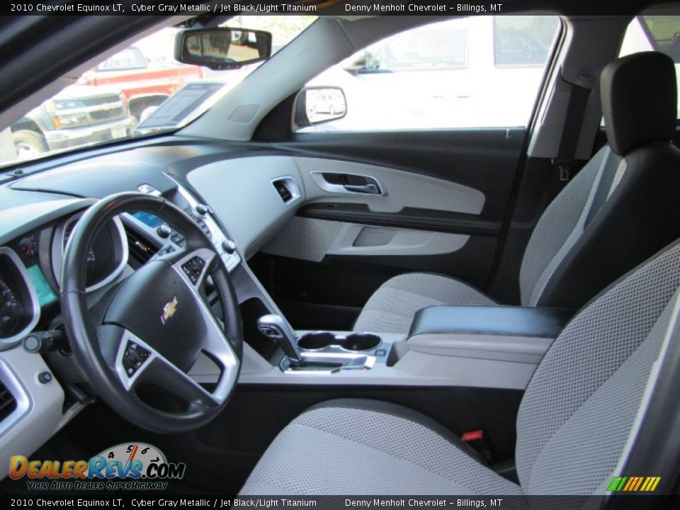 2010 Chevrolet Equinox LT Cyber Gray Metallic / Jet Black/Light Titanium Photo #14