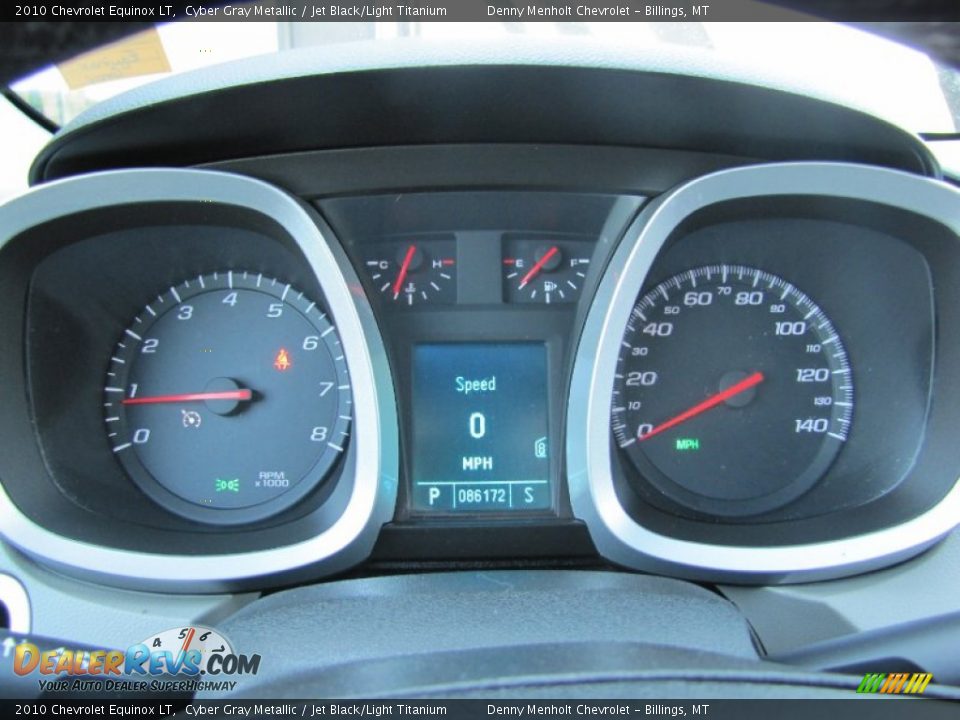 2010 Chevrolet Equinox LT Cyber Gray Metallic / Jet Black/Light Titanium Photo #19