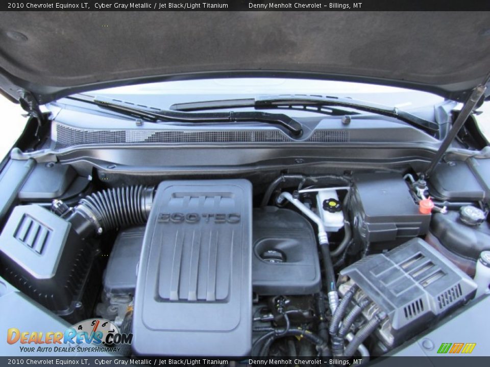 2010 Chevrolet Equinox LT Cyber Gray Metallic / Jet Black/Light Titanium Photo #25