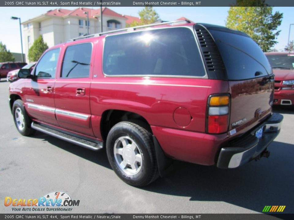 2005 GMC Yukon XL SLT 4x4 Sport Red Metallic / Neutral/Shale Photo #3