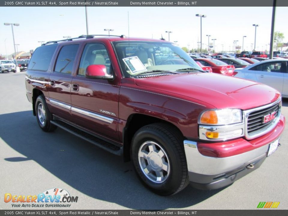2005 GMC Yukon XL SLT 4x4 Sport Red Metallic / Neutral/Shale Photo #8