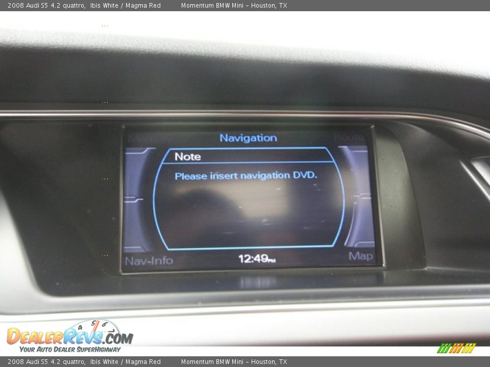 2008 Audi S5 4.2 quattro Ibis White / Magma Red Photo #18