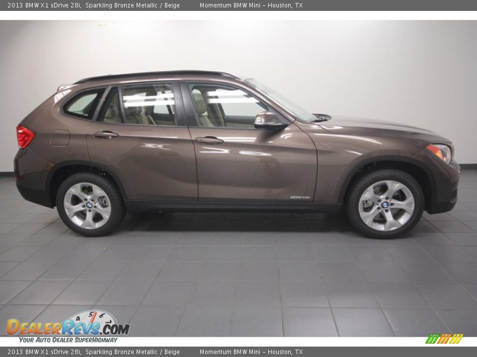 Sparkling Bronze Metallic 2013 BMW X1 sDrive 28i Photo #2