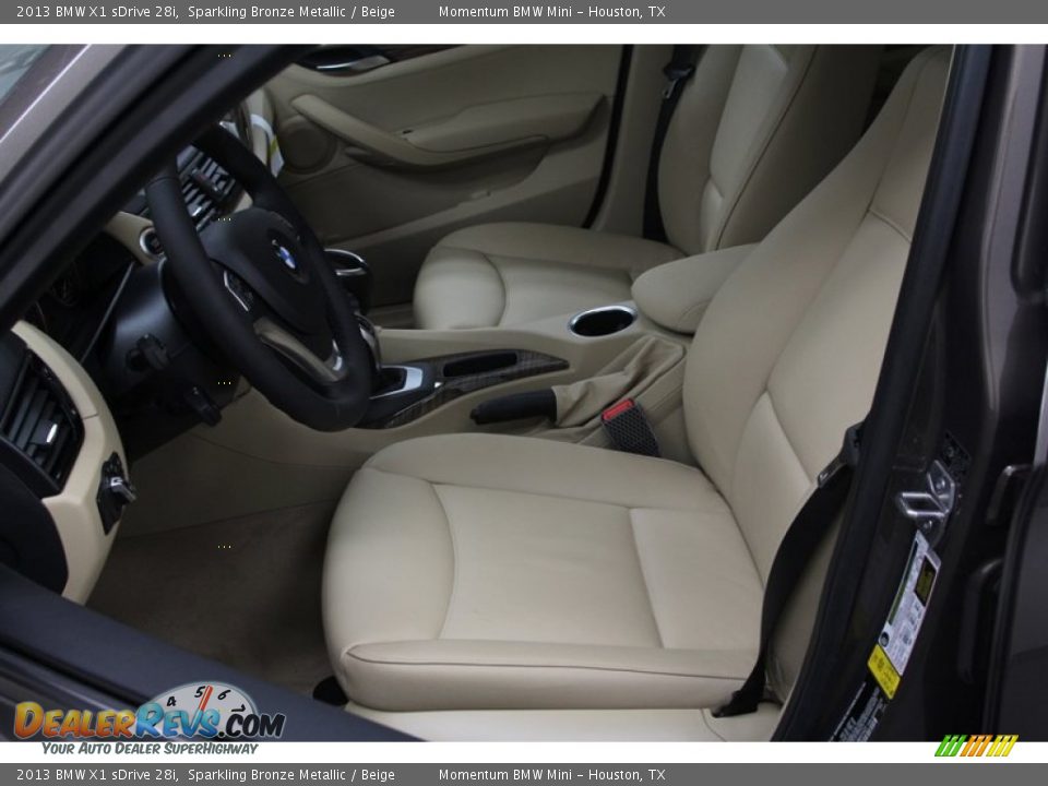 2013 BMW X1 sDrive 28i Sparkling Bronze Metallic / Beige Photo #3