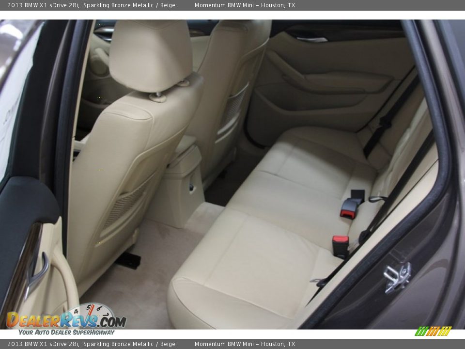 Rear Seat of 2013 BMW X1 sDrive 28i Photo #11