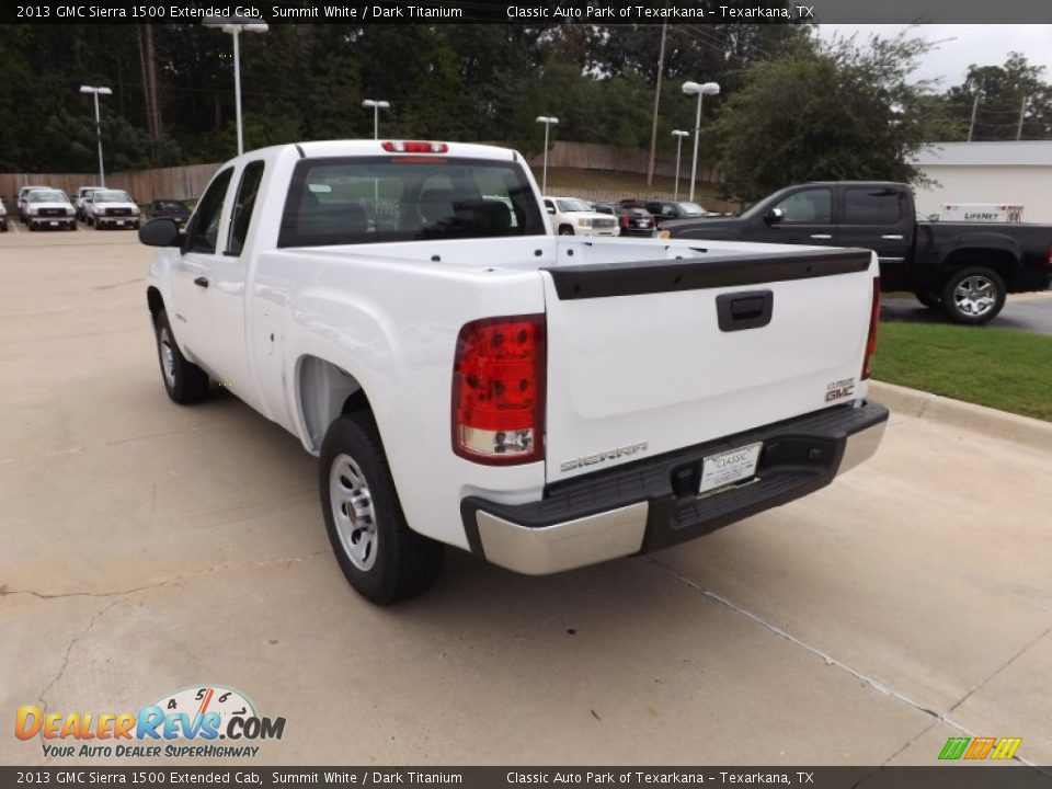 2013 GMC Sierra 1500 Extended Cab Summit White / Dark Titanium Photo #3