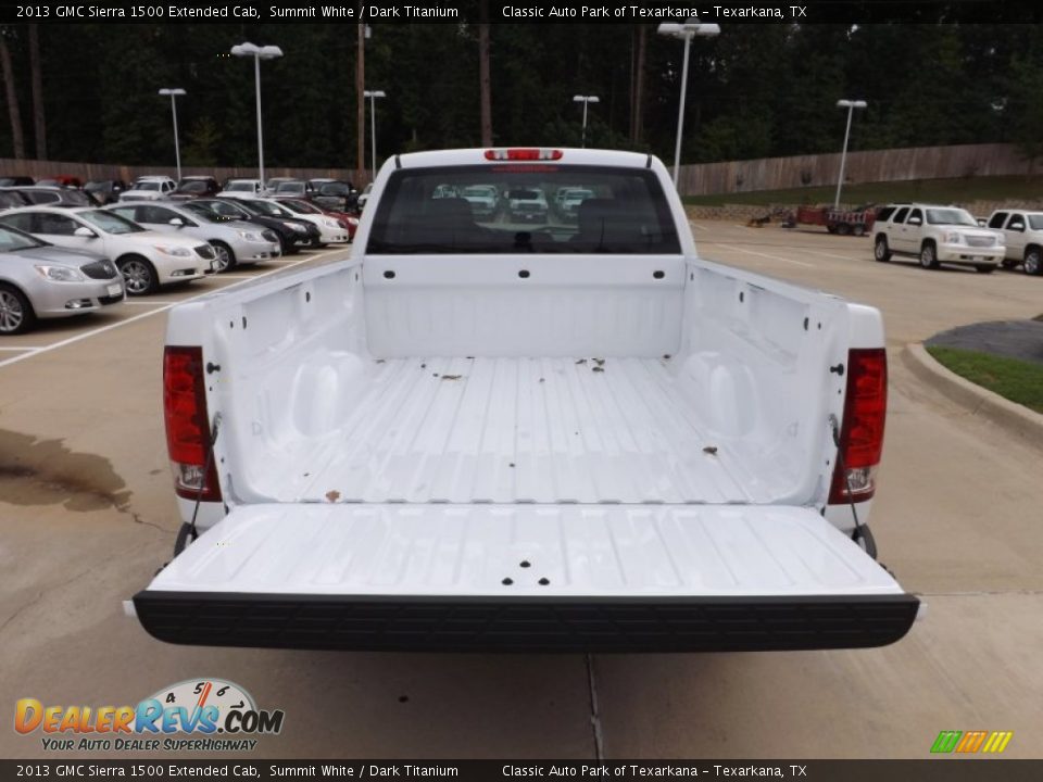 2013 GMC Sierra 1500 Extended Cab Summit White / Dark Titanium Photo #15