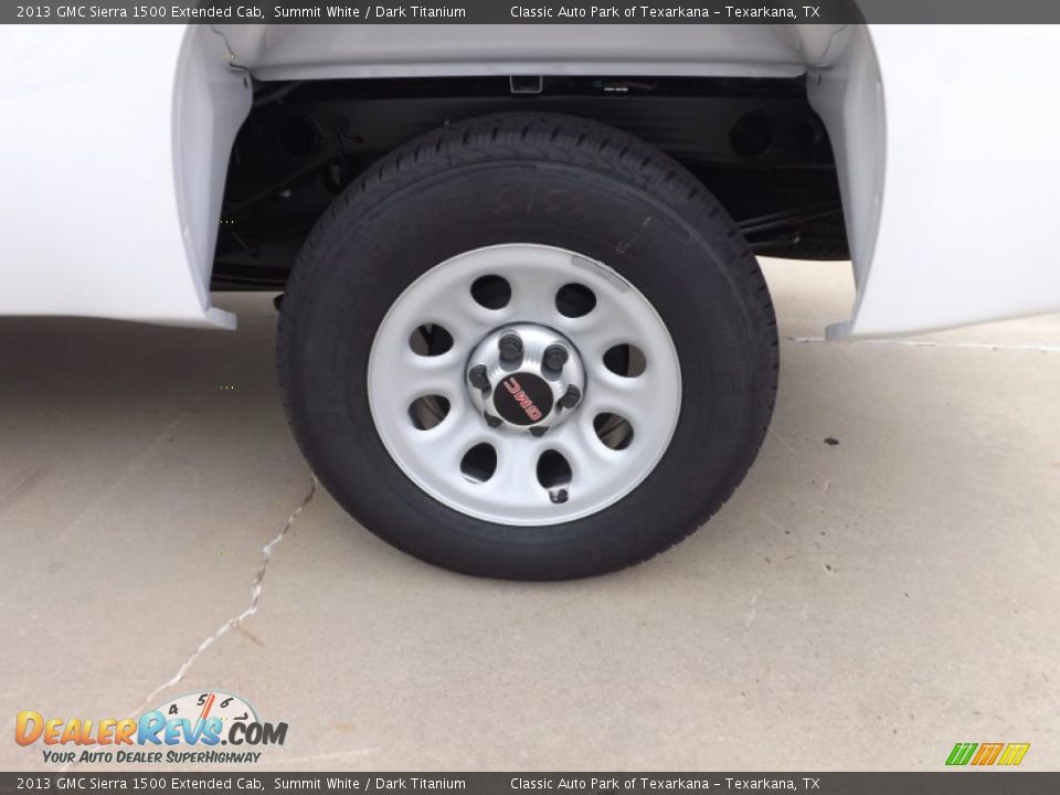 2013 GMC Sierra 1500 Extended Cab Summit White / Dark Titanium Photo #16