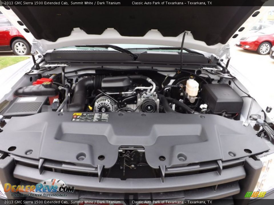 2013 GMC Sierra 1500 Extended Cab Summit White / Dark Titanium Photo #17