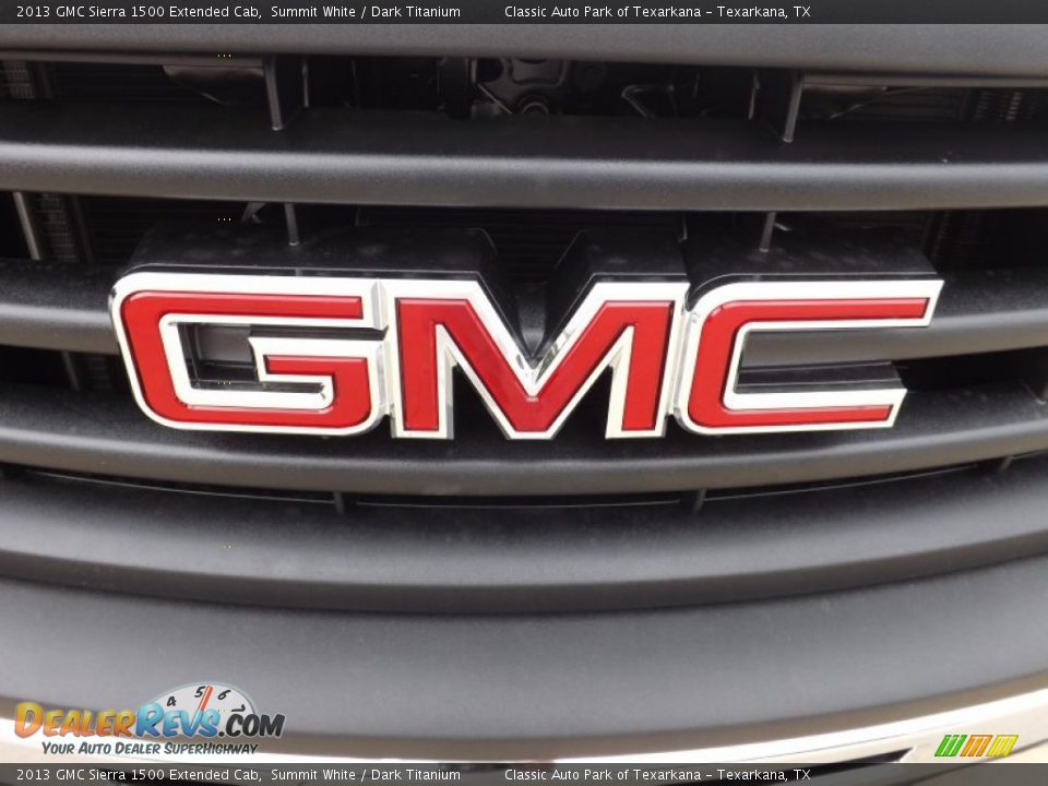 2013 GMC Sierra 1500 Extended Cab Summit White / Dark Titanium Photo #18