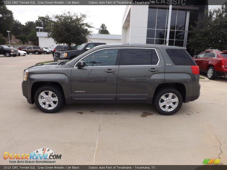 2013 GMC Terrain SLE Gray Green Metallic / Jet Black Photo #2