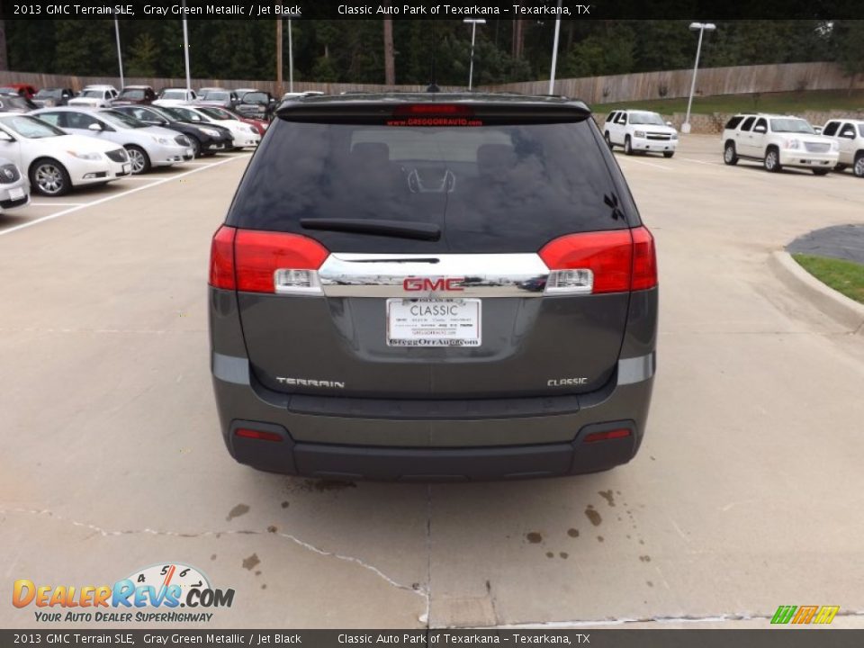 2013 GMC Terrain SLE Gray Green Metallic / Jet Black Photo #4