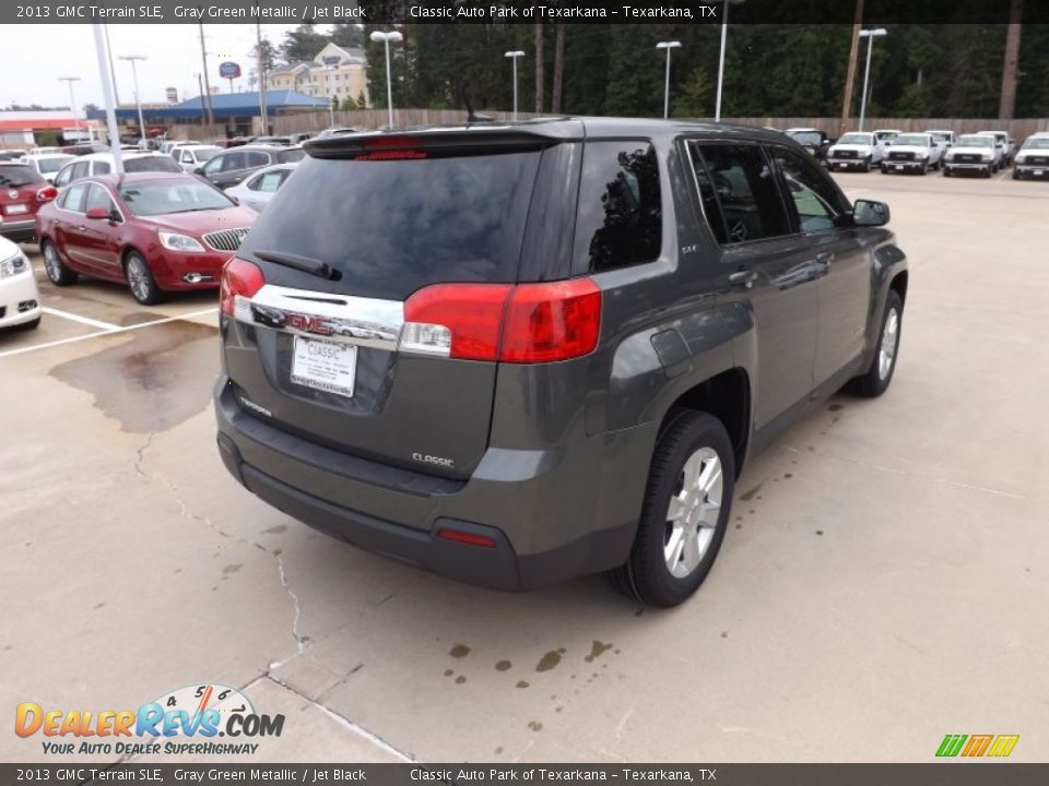2013 GMC Terrain SLE Gray Green Metallic / Jet Black Photo #5