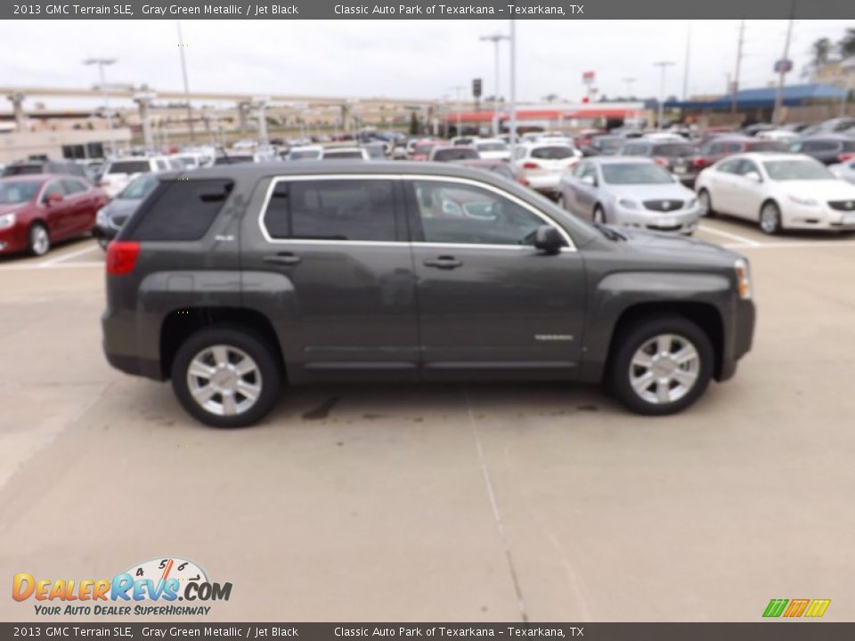 2013 GMC Terrain SLE Gray Green Metallic / Jet Black Photo #6