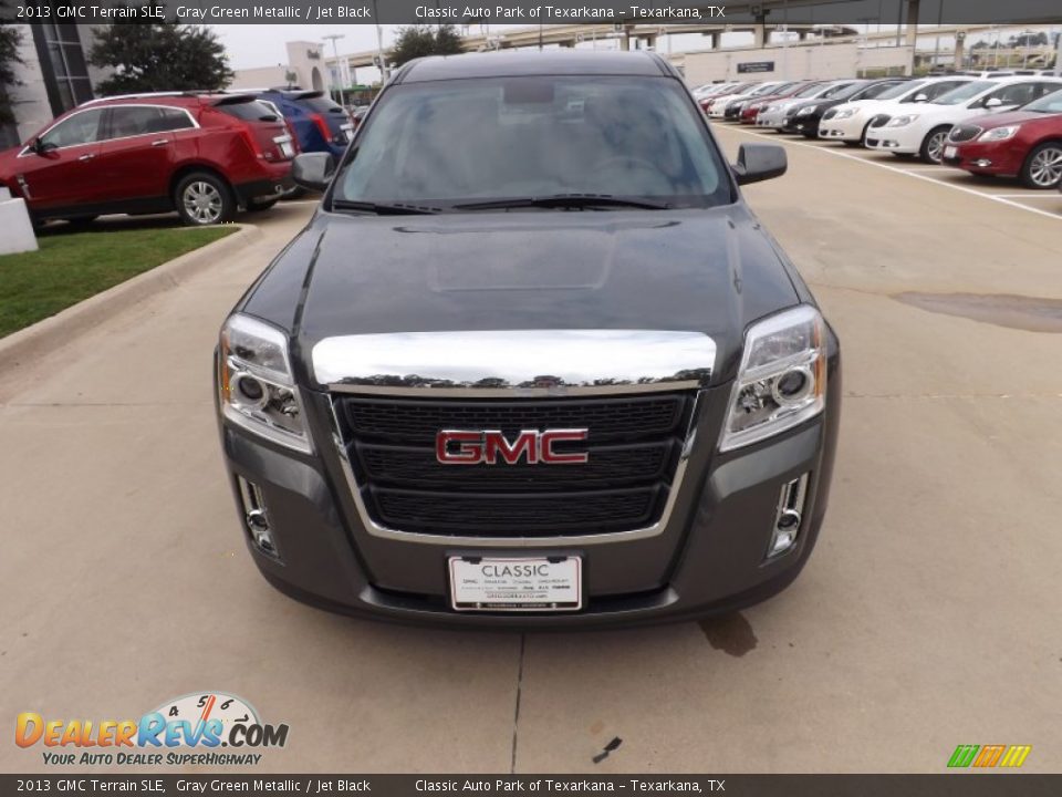2013 GMC Terrain SLE Gray Green Metallic / Jet Black Photo #8