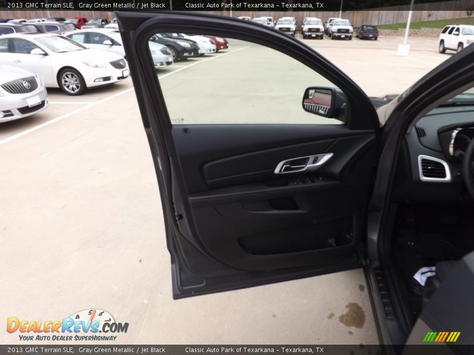 2013 GMC Terrain SLE Gray Green Metallic / Jet Black Photo #14