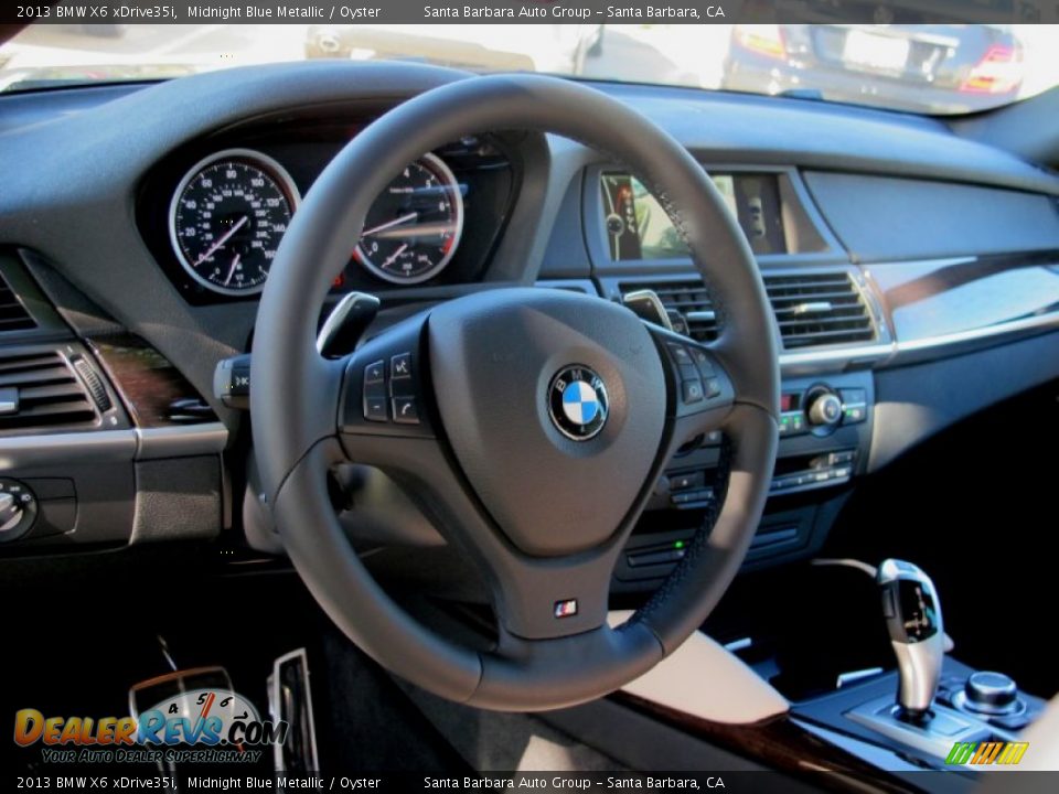 2013 BMW X6 xDrive35i Steering Wheel Photo #9