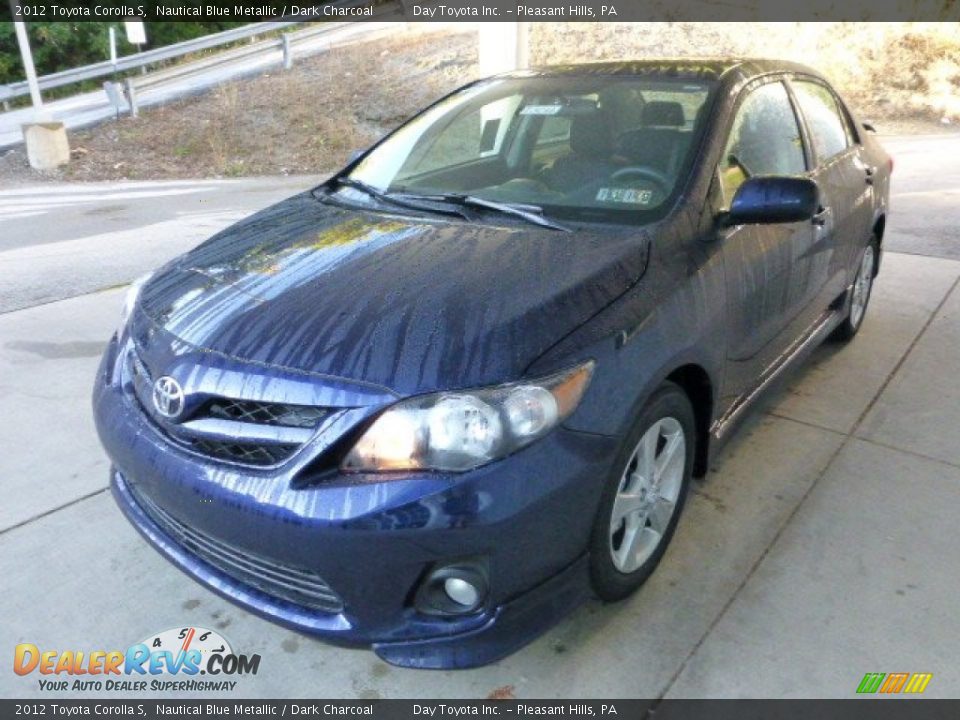 2012 Toyota Corolla S Nautical Blue Metallic / Dark Charcoal Photo #5