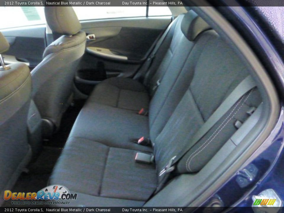 2012 Toyota Corolla S Nautical Blue Metallic / Dark Charcoal Photo #14