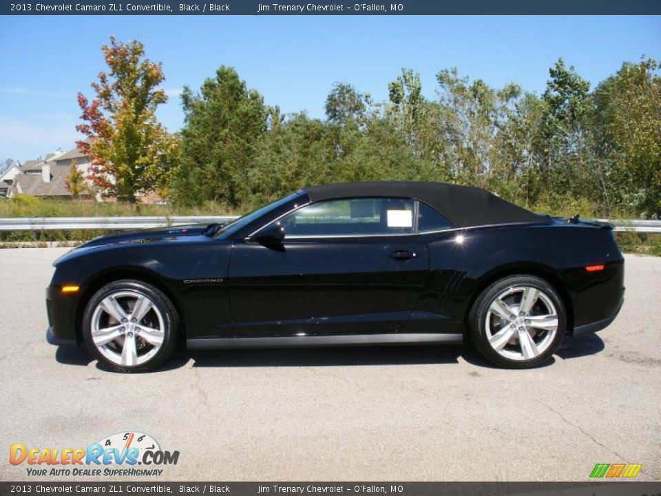 Black 2013 Chevrolet Camaro ZL1 Convertible Photo #2